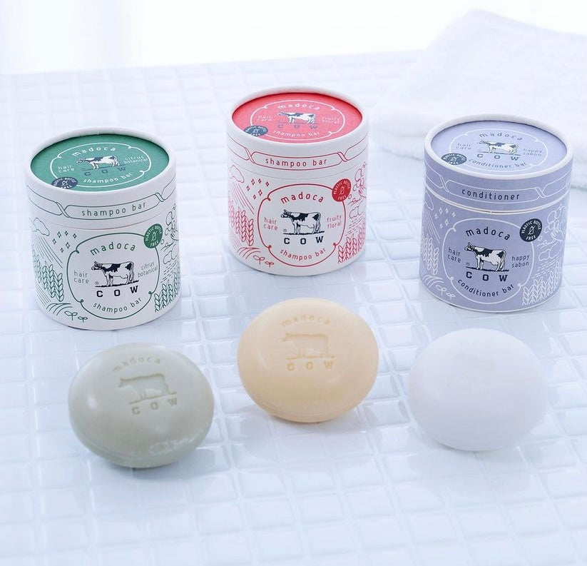 Madoca cow Shampoo/Conditioner Bar JPHEALTHSTORE