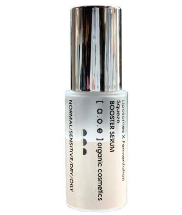 【a.o.e organiccosmetics】LIPOSOMES X FERMENTATION　BOOSTER SERUM （Brightening）