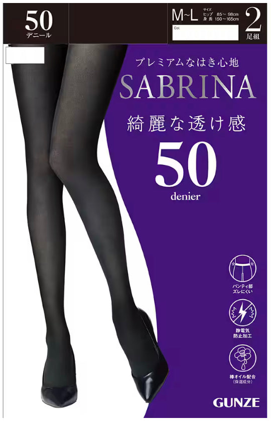 SABRINA 透視感 50 denier