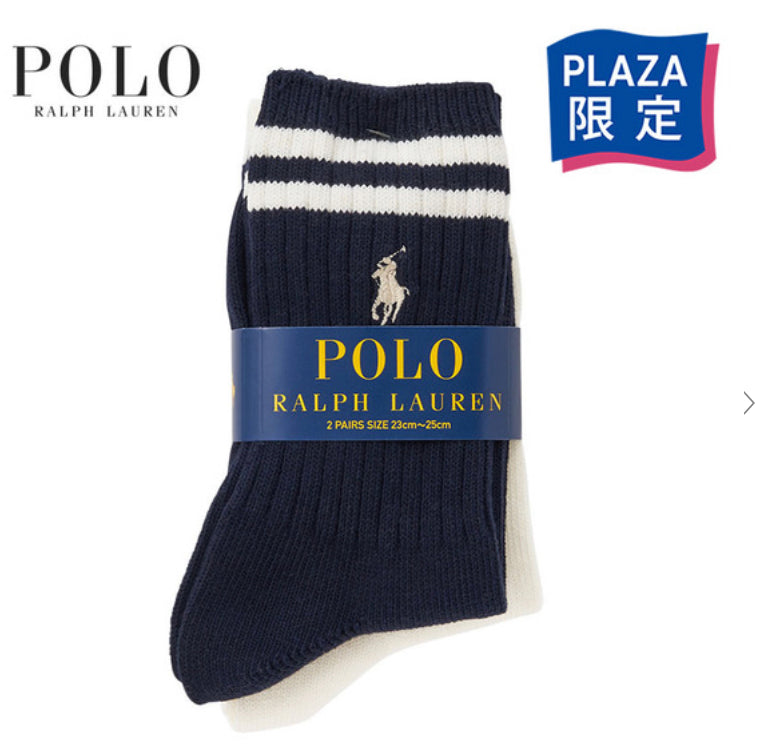 日本plaza 限定polo 襪套裝