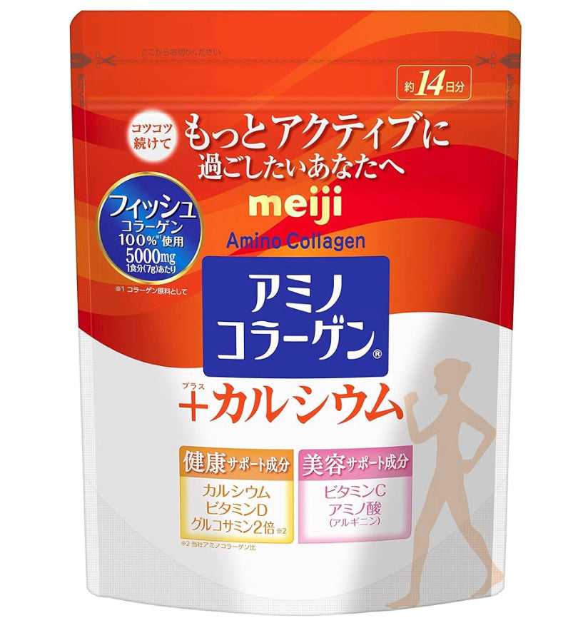 明治 Amino Collagen + Calcium（明治氨基膠原蛋白 + 鈣）