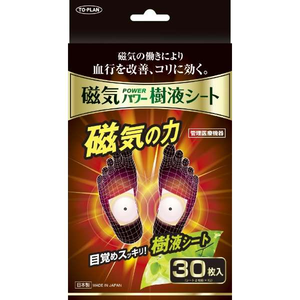 日本磁氣樹液腳貼30枚