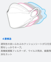 將圖片載入圖庫檢視器 三次元 立體口罩20枚（獨立包裝）
