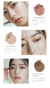 GENTY三層彩妝盒（粉色調）