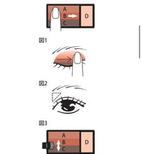 將圖片載入圖庫檢視器 Maquillage 漸變眼影+眉+鼻影組合（一共5種顏色可選）
