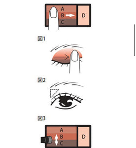 Maquillage 漸變眼影+眉+鼻影組合（一共5種顏色可選）