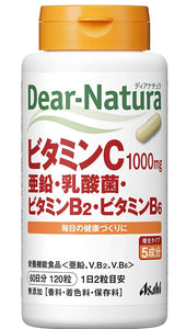 Asahi Dear Nature 維他命C+亞鉛+維他命b2,b6