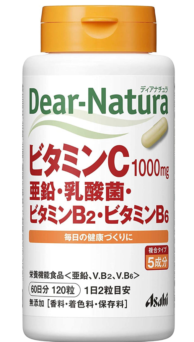 Asahi Dear Nature 維他命C+亞鉛+維他命b2,b6